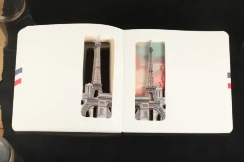 Otvorený 3D zápisník - ukážka Eiffelova veža