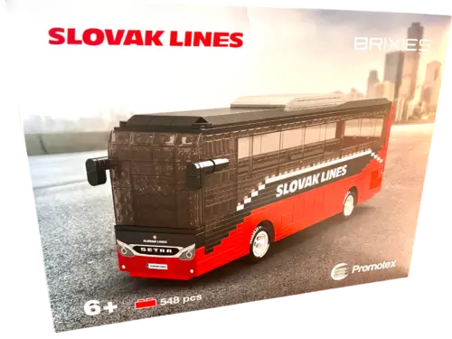 Reklamná stavebnica - autobus na mieru