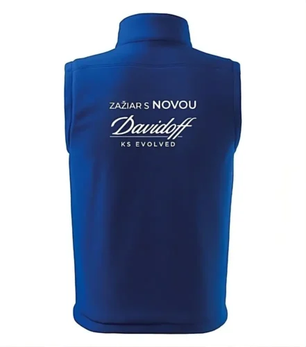 Prémiová Davidoff vesta s výšivkou firemného loga