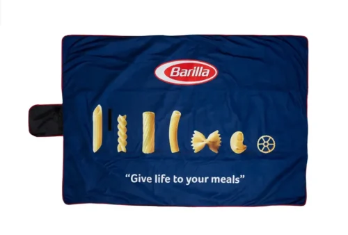 Reklamná deka Barilla - firemný darček s potlačou