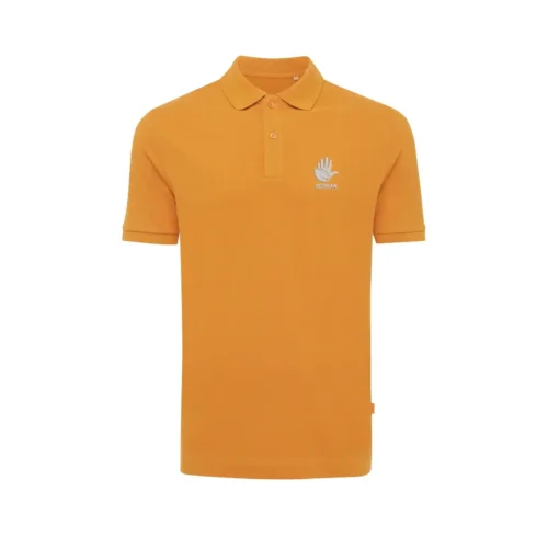 Žltá polokošeľa s malým logom